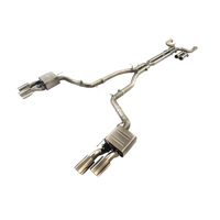 Sistema de Escape Catback con Válvula de Silenciador de Acero Inoxidable 304 ING para Maserati Quattroporte 3.8T V8 2013-2024, Piezas de Auto de Alta Calidad