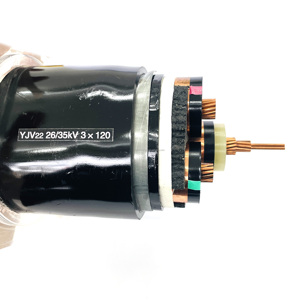 Xlpe SWA bọc thép điện cáp điện <span class=keywords><strong>3</strong></span> lõi yjv22 26/35KV trung thế cáp - Product Image 3