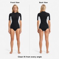 Combinaison de plongée pour professeur de natation, logo personnalisé, nouveau design, combinaison en néoprène à manches courtes