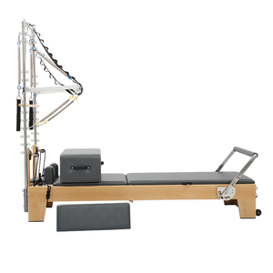 Demi-tour sportive <span class=keywords><strong>Pilates</strong></span> Reformer Core Exercise Training Cadillac Fitness Equipment Wood Balance for Yoga <span class=keywords><strong>Pilates</strong></span> Stretching - Product Image 1