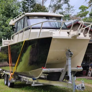 Sea King – bateau de pêche en aluminium, 7.9m, 26 pieds de vitesse, cabine de luxe