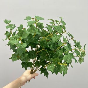 Ramillete de Hojas de Eucalipto Artificiales Meng Jie, Plástico Verde para Decoración de Interiores, Arreglos Florales y Paisajismo - Product Image 4