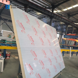 แผ่นฉนวนกันเสียง 50 มม. แบบแซนวิช ทำจากใยหิน ติดตั้งง่าย ทนทาน เหมาะสำหรับงานก่อสร้างอพาร์ตเมนต์และใช้กับผนัง - Product Image 2