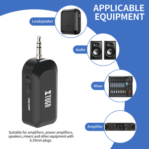 Bộ thu micro không dây XTUGA KX với đế hút/kẹp dành cho <span class=keywords><strong>guitar</strong></span>, violin, đàn accordion, bộ khuếch đại giọng hát - Product Image 6