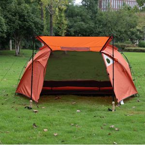 Carpa de Camping para 1-2 Personas, Una Habitación, Refuerzo Diagonal, Impermeable, Resistente al Viento, Transpirable, Aluminio y Poliéster, 230X135x110cm, Portátil - Product Image 3