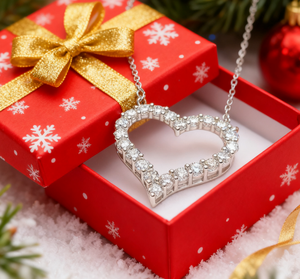 สร้อยคอเงินแท้ 925 ประดับเพชรโมอิสซาไนต์ทรงหัวใจ VVS ดีไซน์หวาน แฟชั่นสำหรับผู้หญิง ของขวัญวันคริสต์มาส วันวาเลนไทน์ วันเกิด - Product Image 2