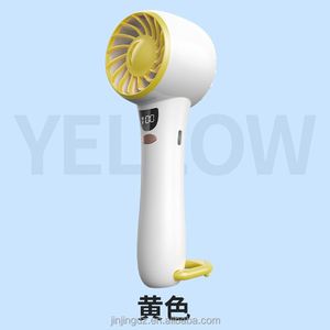 Ventilador de Mano de Alta Velocidad con Pantalla LED, Mini Enfriador Turbo Jet, Transparente, Recargable y Portátil, Novedad 2025 - Product Image 3