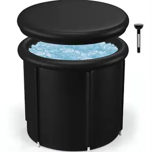 充气人聚氯乙烯折叠成人冷热水冷却器冷插浴缸