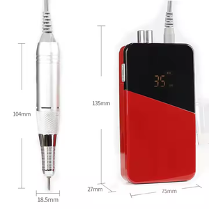 2020 Professional 35000Rpm Portable Cordless Electric Nail <b>Drill</b> Machine Manicure With Dill <b>Bits</b> Set And Custom Logo - Product Image 2