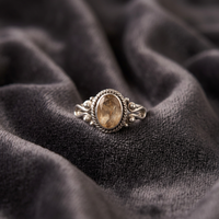 Nouvelle Arrivée Bague en Quartz Citron Plaqué Rhodium Argent Sterling 925 Bijoux de Fiançailles et de Mariage pour Fêtes et Anniversaires