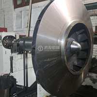 Ensemble d'arbre de rotor de ventilateur turbo sur mesure pour la pressurisation de gaz dans les processus industriels