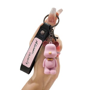 Internet Promi Nordic Violent Bear Schlüssel bund Anhänger Nette Fliege Bär Puppe Exquisite Tasche Anhänger Dekoration Geschenk Großhandel - Product Image 1