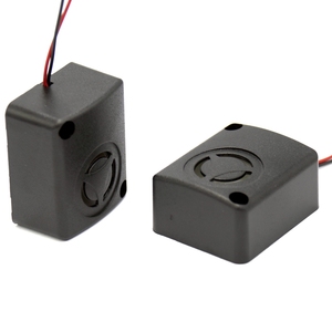 Alarma Sonora de 12V 24V, 48*39MM, 100dB, Sonido Fuerte, Buzzer Piezoeléctrico Activo con Cable - Product Image 1