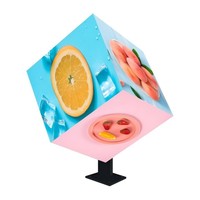Cubo LED 3D Magico Impermeabile per Segnaletica e Pubblicità Interna ed Esterna con Controllo Wi-Fi e 4G