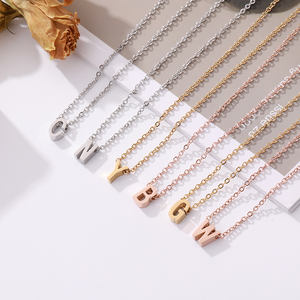 Collier ras du cou tendance de luxe personnalisé de JewelryFactory, plaqué or, cadeau de fête pour femmes - Product Image 4