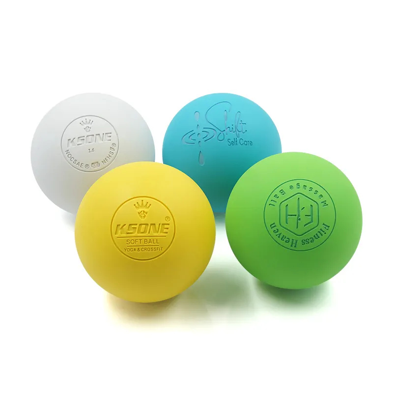 High Quality Best Selling Therapy Natural Rubber Custom Logo Massage Lacrosse Ball