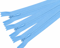 Fermeture éclair invisible en nylon, dissimulée, à verrouillage automatique, à extrémité fermée, pour textiles de maison, robes, jupes, accessoires de couture, couleurs et longueurs personnalisées