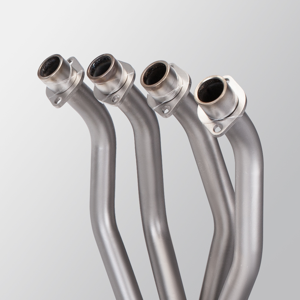 R Kawasaki ZX-14R 2012-2023 Complete Exhaust 4-1 9″ Oval Carbon Muffler