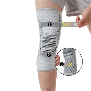 Rodillera para Lesiones <span class=keywords><strong>de</strong></span> Menisco - Protección Profesional Transpirable y Delgada <span class=keywords><strong>de</strong></span> Spandex/Nylon para Sinovitis <span class=keywords><strong>de</strong></span> Rodilla, Específica para Deportes y Correr - Product Image 6