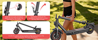 Trottinette Électrique Pliante 15Ah pour Adultes, Stock Local USA, Livraison Rapide, OEM pour Revendeurs Américains, Commande en Gros