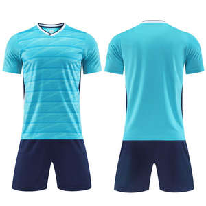 Nuevo Conjunto de camiseta de fútbol para hombres adultos uniforme de fútbol de Casa/visitante ligero transpirable 100% poliéster - Product Image 6