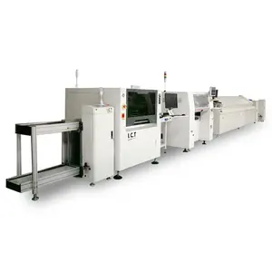 Linha de produção automática de montagem de painel de TV LCD PCB LED Equipamento montar linha de produção SMT