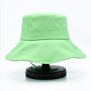 Oem Design Wide Brim Plain <b>Green</b> Bucket <b>Hat</b> Bulk Custom Personalized Bucket Cap Wholesale - Product Image 3