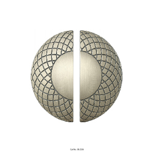 Poignée ronde à motif géométrique personnalisé, quincaillerie de meuble contemporaine en alliage d'aluminium, fabricant en gros - Product Image 1