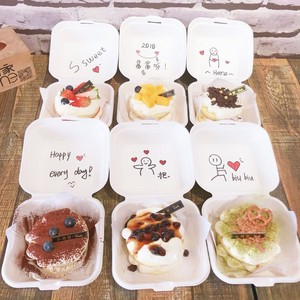 一次性层压海绵文件夹 可生物降解可堆肥甘蔗渣食品容器 外卖快餐包装 - Product Image 3