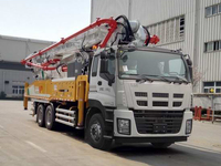 La Chine vente chaude 62m HB62K petite pompe à béton portable montée sur camion avec des prix compétitifs