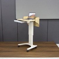 Pupitre moderne minimaliste en bois massif, mobile et réglable en hauteur, pour salle de classe, salle de conférence, réception - Chine