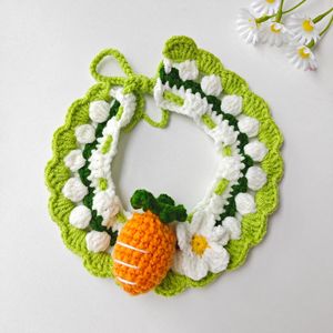 Cute knitted pet bibs, doll scarves, handmade crocheted <strong>dog</strong> and cat decorations - Product Image 2