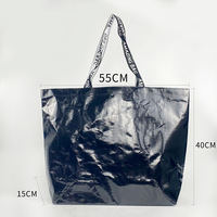 Sacs de shopping en polypropylène tissé laminé réutilisables de haute qualité avec logo personnalisé