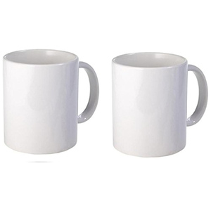 Hot Sale <b>Plain</b> White Sublimation <b>Mug</b> 11oz Blank Ceramic Cup Dimensions Custom Coffee <b>Mugs</b> With Logo - Product Image 1