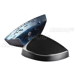 2 pièces Coques de rétroviseurs latéraux noires pour Audi A3 S3 RS3 2013 2014 2015 2016 2017 2018 2019 Pièces extérieures - Product Image 3