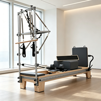 Reformer Pilates en érable avec système de rail complet, directement de l'usine, pour commandes en conteneur