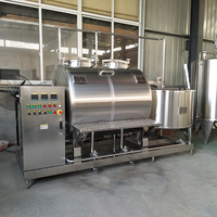 500l 1000l petit réservoir intégré de CIP/système de nettoyage de CIP/système de CIP pour des réservoirs de brassage de jus de lait de laiterie