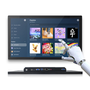 Touchpie 21.5inch thương mại cảm ứng điện dung màn hình màn hình với giao diện USB trường hợp kim loại 16:9 màu đen cho doanh nghiệp sử dụng - Product Image 1