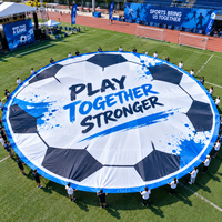 Bannière géante en tissu pour événements sportifs, drapeau de stade, bannière Tifo ultra-large pour supporters de football, durable et écologique