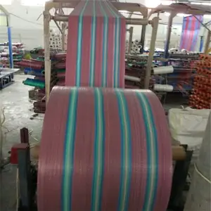 Recycled pp woven tubular fabric polypropylene raffia in roll