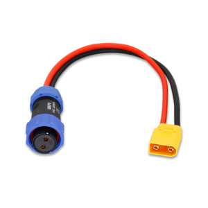 Câble d'extension d'alimentation personnalisé XT60/GX16 pour l'aviation, 60A 100A DC500V, étanche IP68, isolation PVC, batterie pour modèle électronique RC - Product Image 4