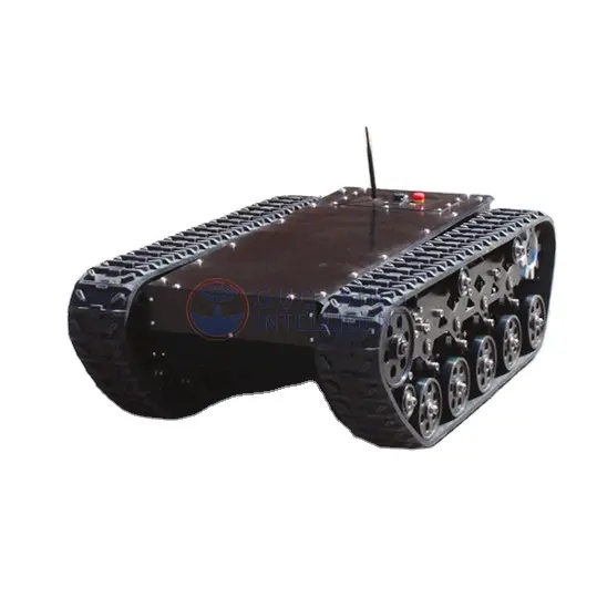 Electric Mobile Rubber Tracked Robot Tank Chassis High Performance Robotic Platforms Safari 900T for Firefighting