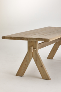 Nuovo Tavolo da Pranzo in Legno Massello di Pino, <span class=keywords><strong>con</strong></span> Design Giapponese, Adatto per Uffici Domestici e Hotel in Stile Rustico - Product Image 4