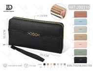 Cartera de Mujer con Correa para la Muñeca, Gran Capacidad, Microfibra, Cuero Sintético, Minimalista, para Uso Diario - Product Image 1
