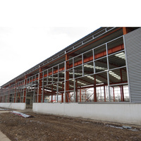 Structure métallique Hangar/Modèle 3D Conception Structure en acier Hangar