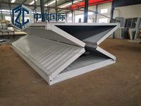 Cabine de bureau mobile modulaire en acier Zhongchen, showroom préfabriqué, conteneur démontable pour projets commerciaux en Amérique du Nord