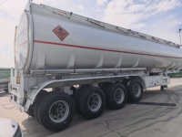 Semi-remorque citerne diesel à 3 essieux en acier de 40000, 45000, 50000 litres