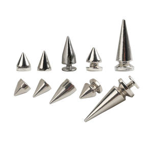 نمط فاقد الفضة القوطية سبائك زين طويلة المسامير مدببة مسمار المسامير المسامير مشبك للملابس الحرف اليدوية الأحذية الجلدية-للملابس - Product Image 1