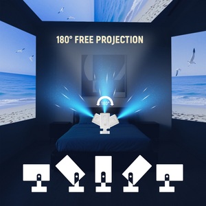 Topleo Thông Minh Máy Chiếu Rạp Hát Tại Nhà TV Chiếu Đầy Đủ HD 1080P Hy260 Mini 4K Video Máy Chiếu <span class=keywords><strong>Android</strong></span> 11 Proyectores - Product Image 4