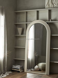 <span class=keywords><strong>Grand</strong></span> <span class=keywords><strong>miroir</strong></span> en bois sur mesure pour chambre à coucher et <span class=keywords><strong>salon</strong></span>, <span class=keywords><strong>Miroir</strong></span> en béton cintré pleine longueur - Product Image 5